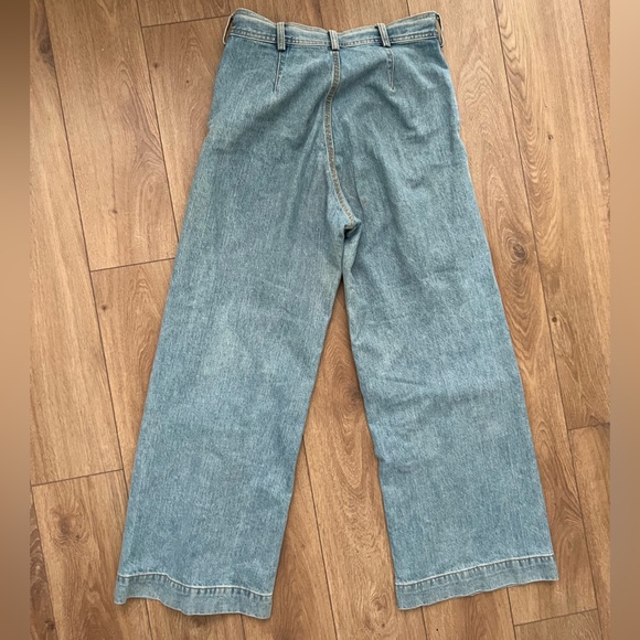 Jesse Kamm sailor pants in American denim, size 10 - Picture 3 of 4